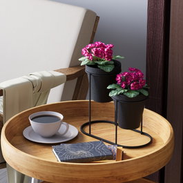 Aberto Design GED-015-A Accesorio decorativo de metal Negro